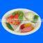 Biodegradable Microwavable 9" 3 Compartments Round Plate