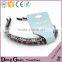 2016 new design bridal headpiece plastic spiral hair band glitter for girl
