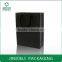black set customized beauty paper shopping bag packaging