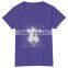 OEM wholesale glitter rhinestone cats motif shiny bling women Tshirt