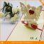 Little angle of the special design of love heart 3d pop up heart