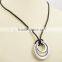 Handmade Stainless Steel Circle Pendant Necklace