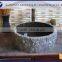 Black color stone sink