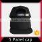 wholesale 5 panel camp cap and hat/blank flat brim 5 panel snapback hat/cap