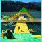 Guangdong Yushan Factory cheap giant inflatable floating water slide