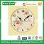 Creative design antique wooden wall clock