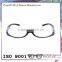 Gradient color and pattern with shiny coating plastic glasses