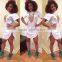 2016 Summer Sexy Club Dress Short Sleeve Split Bandage Bodycon Cheap O-Neck