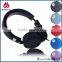 Super-bass stereo foldable leather headset for travelling