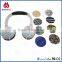 fancy color headphones with custom design logo