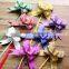 pre-made satin ribbon pull bows for wedding decoration