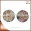 Coconut shell button 2.5cm autumn flowers for clothes
