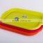 plastic serving tray, coloful food tray