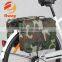 bicycle double pannier bag/camouflage bicycle bag