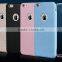 2015 Latest Luxury Design Leather Case, Full HD Window Front Cover TPU Bumper Case For iPhone 6