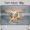 royal classic furniture - Handwork Gilding golden foil royalty dining table