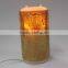 Nice bottle shape glass material golden aroma diffuser with mood light and remote
