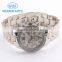 Custom design ladies bracelet watch with free logo printed