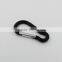 Black aluminum carabine hook