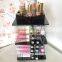 eye catching clear custom acrylic lipstick tower,acrylic lipstick organizer,acrylic spinning lipstick tower