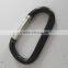 Flat D Shape Silver Aluminum Alloy Carabiner With High Quality