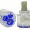 cartridge shower mixer valve in transparent, blue, green, all colors