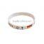 promotion custom silicone band/rubber band/rubber wristband with blank