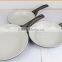 Forged Aluminum marble frying pan with soft touch handle and