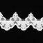 Newest Fashion White Fancy Lace Trim for Bridal Veils Hot Sale S10734