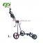 Red golf three wheels trolleys