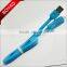 2016 fashion design 360 degree Rotating 2 in 1 USB Cable, 2 in 1 USB Data Cable with 2 connectors for samsung for Iphone