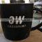 customize promotional ceramic mug/ceramic coffee mug matte embossed mug