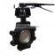 4 inch wafer type epdm seat motorized butterfly valve dn100