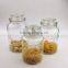 New Design Embossed Glass Canister Jar with Lid