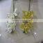 real touch 9 heads artificial latex flower cymbidium faberi