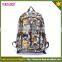 vivisecret Color printed Flower pattern design Backpack Bookbag School bagpack