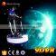 9d vr standing up simulator with 1 seat with flight simulator motion platform