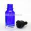 15ml Cobalt Blue Glass Dropper Bottle With Pipettes