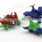 3 in 1 Reconfigurable Warplane Building Block Toys with Candy