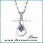 Wholesale 2016 Hot Square Pendant Sterling 925 Silver Necklace