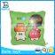 Plush cartoon printing pillow within quilt