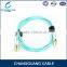 Factory supply multimode armored 2 core outdoor fiber optical cat5e patch cord