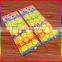 Halloween use fluorescence yellow/green/red paper sticker