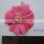 Exquisite 10CM diameter chiffon flower with beads