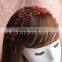 garden bridal head wreath design
