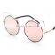 Fashion personality cat lady round reflective sunglasses