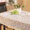 YH-2686 Embossed tablecloth with non-woven/fannel backing (golden/silver grounding)