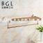 New design bathroom accessories Wall mounted Zinc alloy Gold finishing Towel shelf