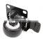 Swivel Caster Wheels Rubber Base with Brake Pack