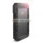 2016 newest waterproof IPX6 15000mah power bank solar charger for mobile